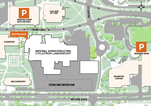 NSCL Parking Map